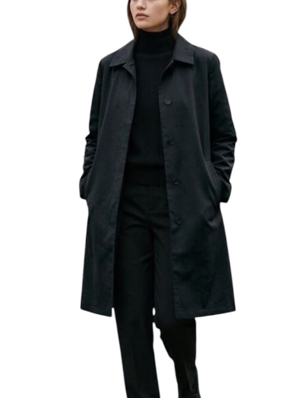 Archival 90s Gap Japan Minimalist Car Coat – 100% Cotton – CBK Aesthetic – XS